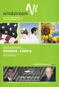 Windsteam Wagoner Phone Book 2011 Cover