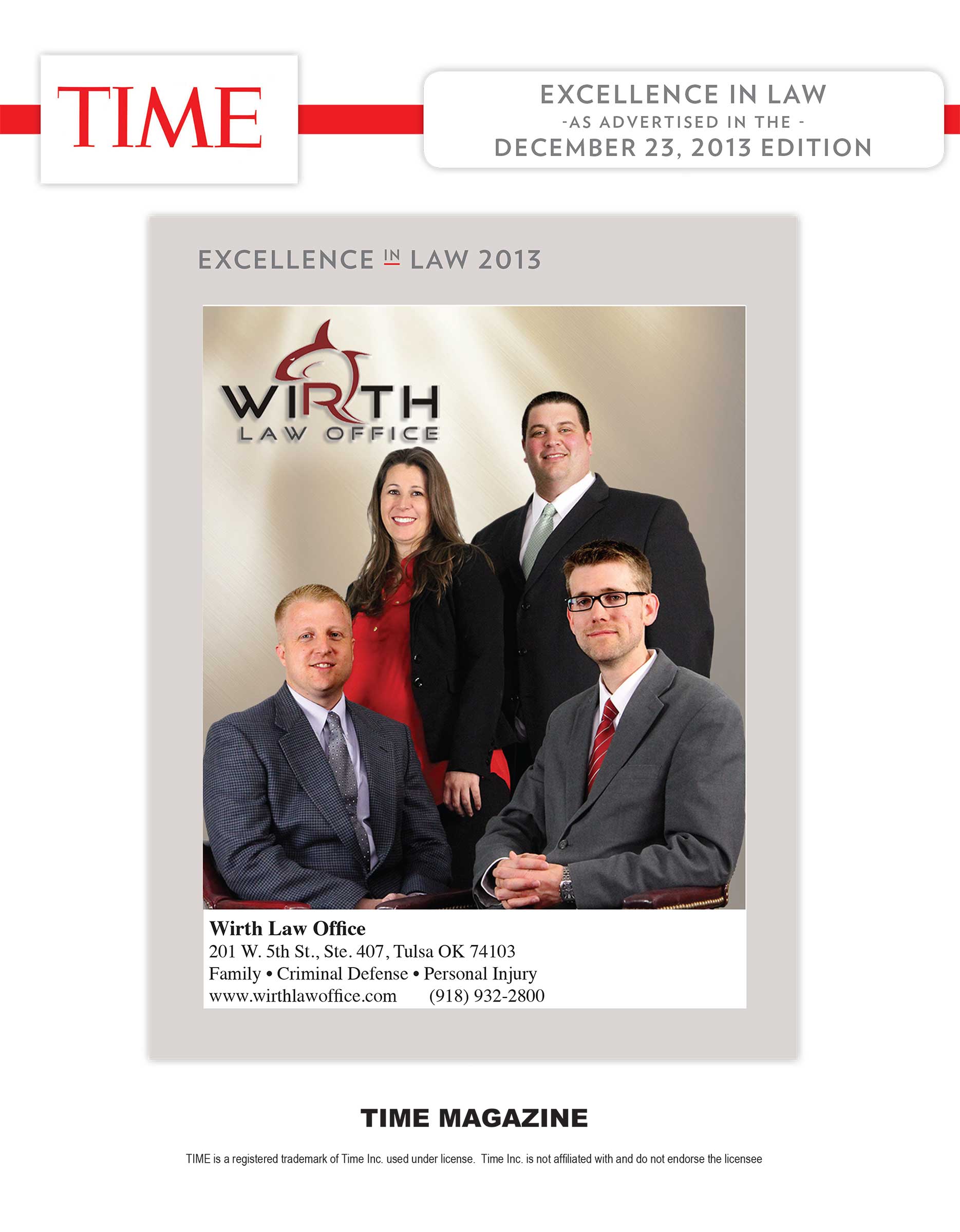 Tulsa attorneys in Time Magazine Person of the Year edition