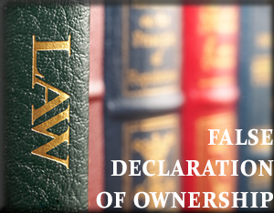 false declaration of ownership in Oklahoma