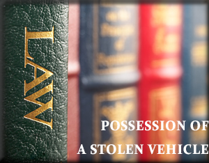 possession of a stolen vehicle in Oklahoma